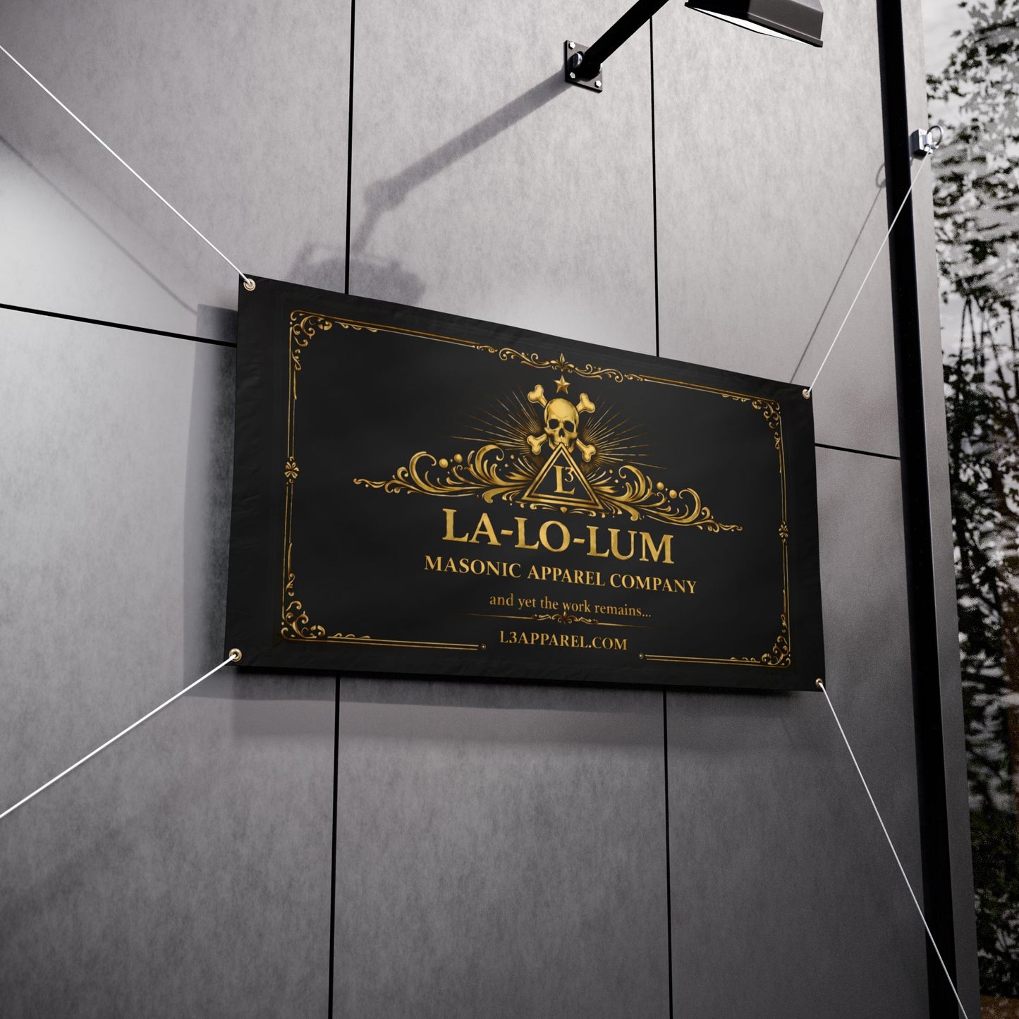 "LA-LO-LUM" Heritage Wall Banner