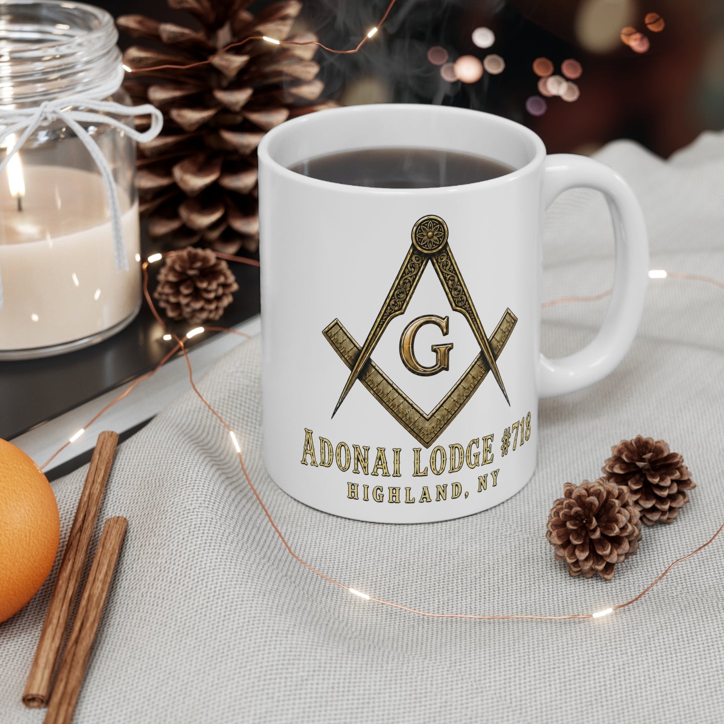 Adonai Lodge No. 718 “Past Masters: A Line of Light” Mug