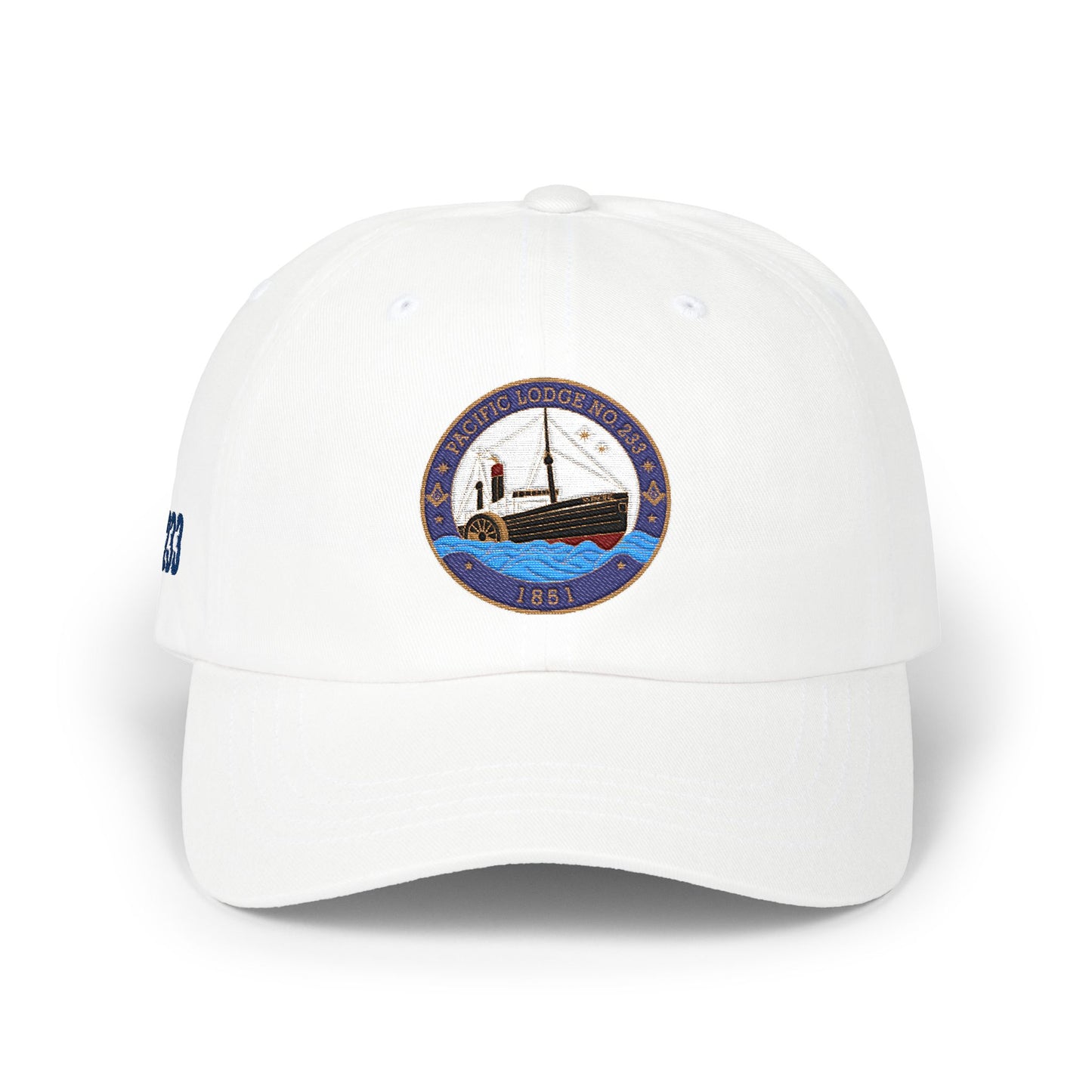 Pacific Lodge No. 233 Embroidered Cap