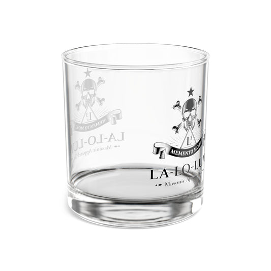 "LA-LO-LUM" Memento Mori Rocks Glass