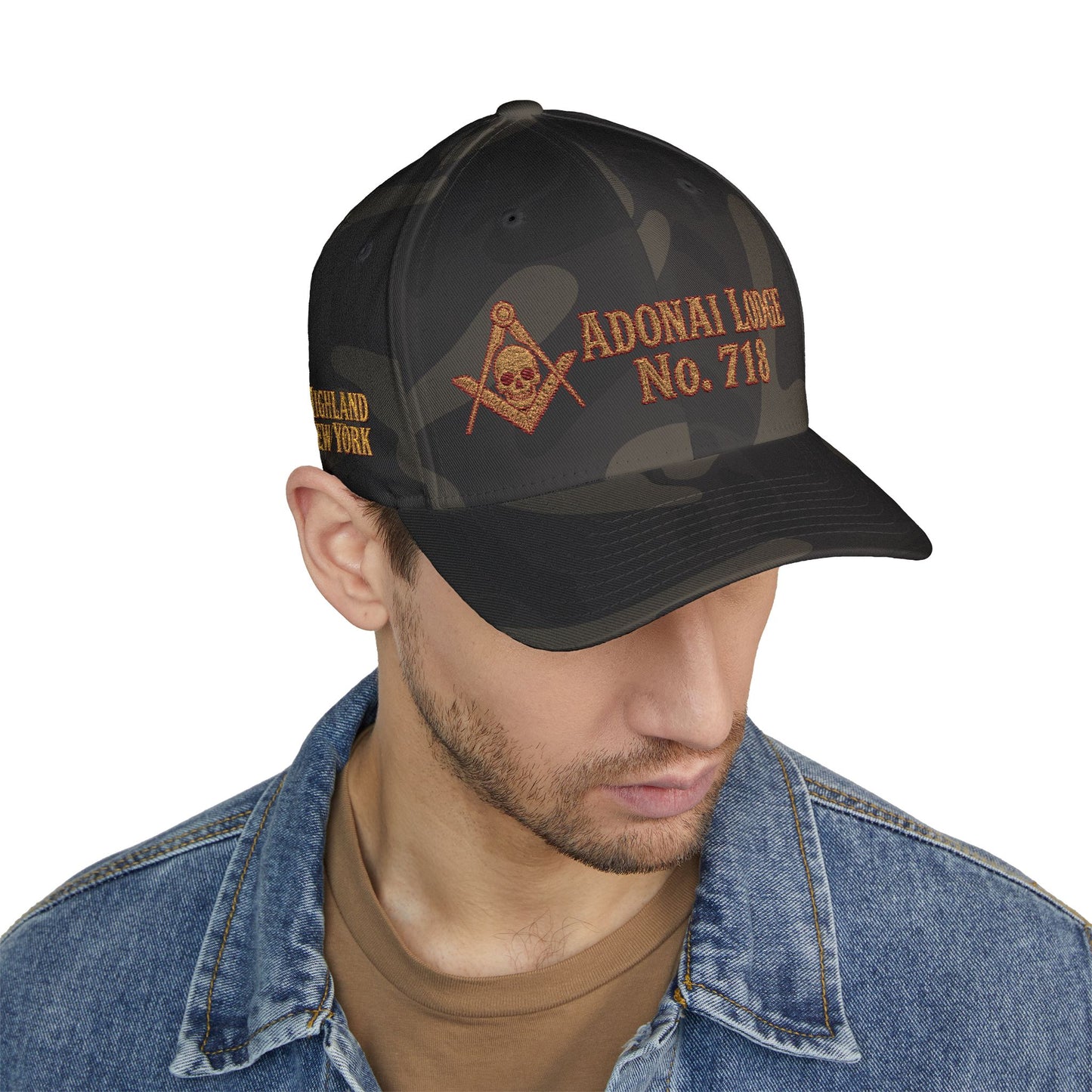 Adonai Lodge No. 718 Skull & Compasses Cap