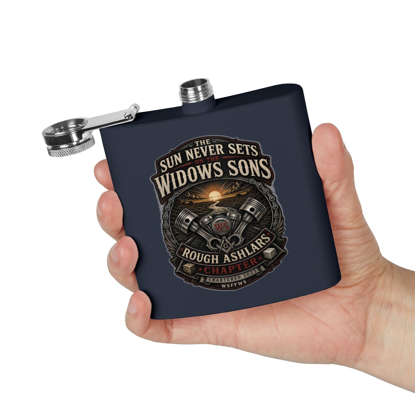 Rough Ashlars "Sunset Piston" Flask