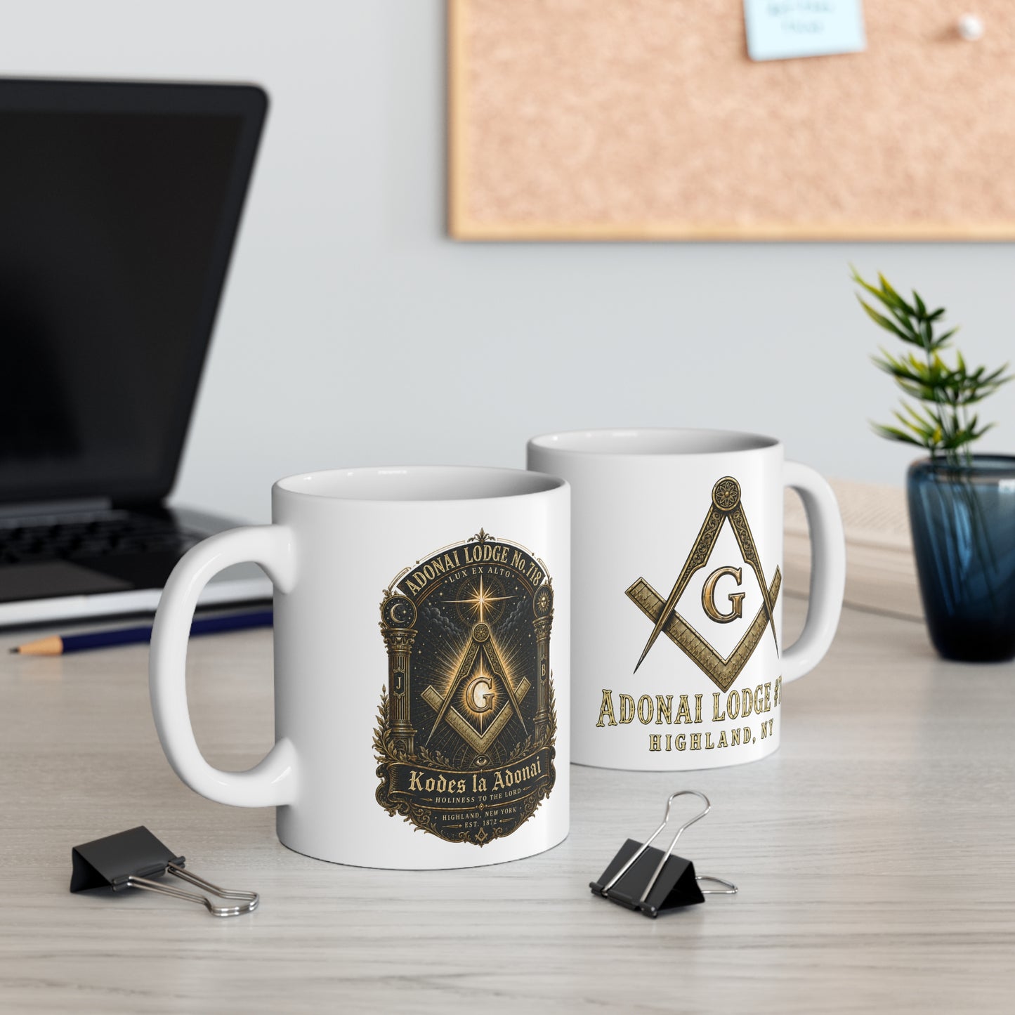 Adonai Lodge No. 718 “Lux Ex Alto” Mug