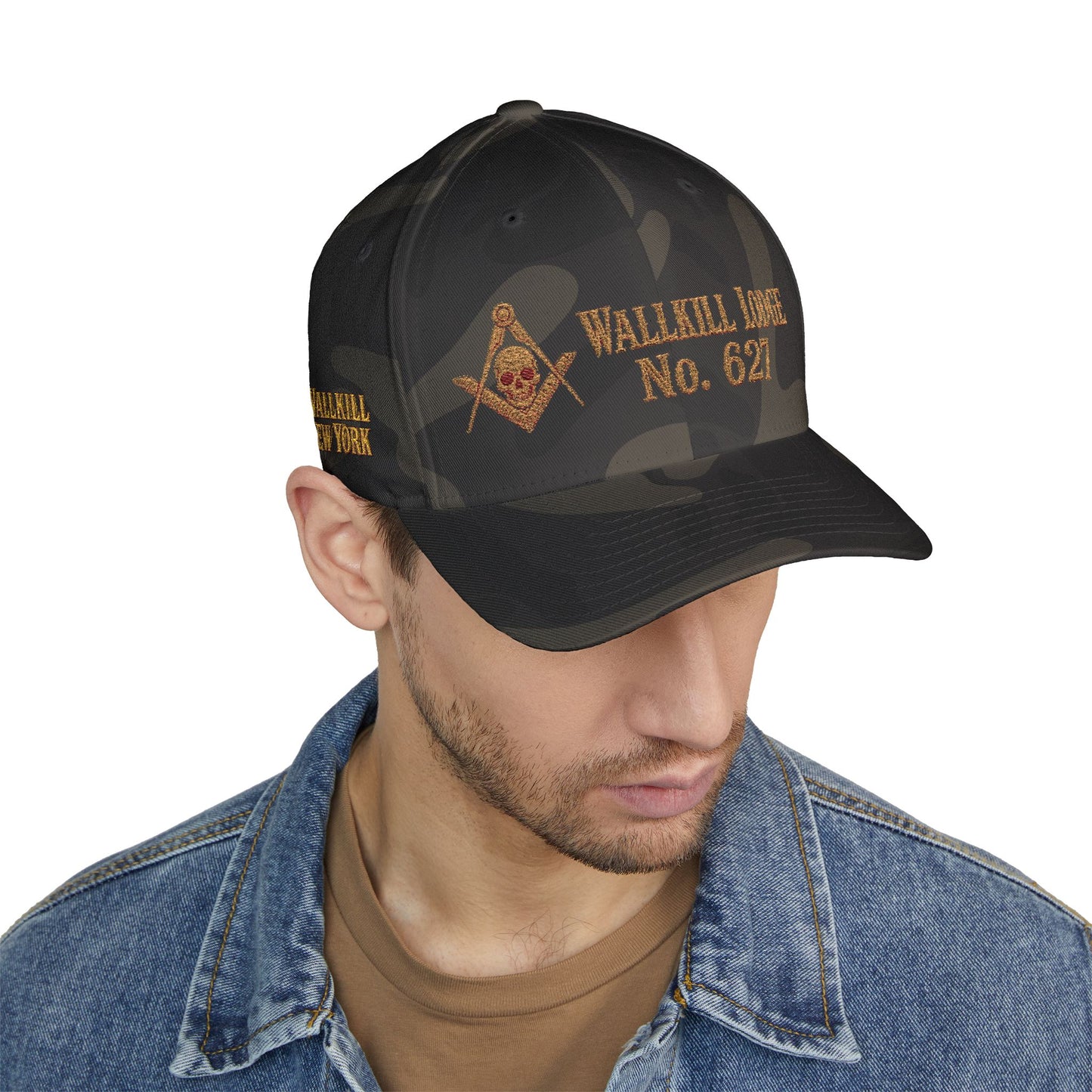Wallkill Lodge No. 627 Skull & Compasses Cap