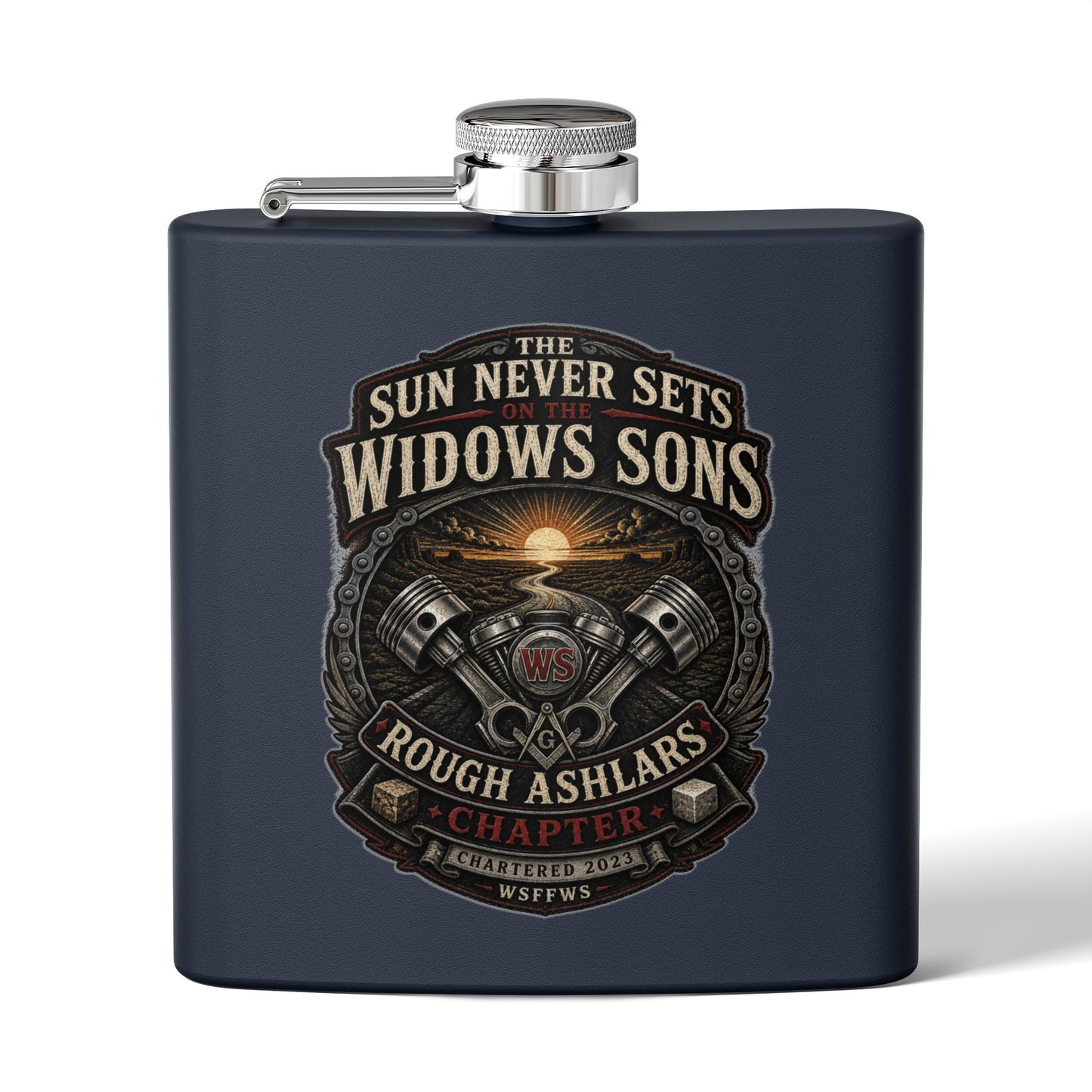 Rough Ashlars "Sunset Piston" Flask
