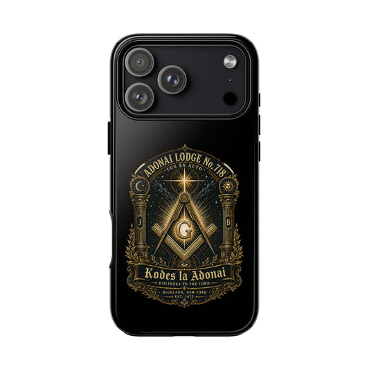 Adonai Lodge No. 718 “Lux Ex Alto” iPhone Case